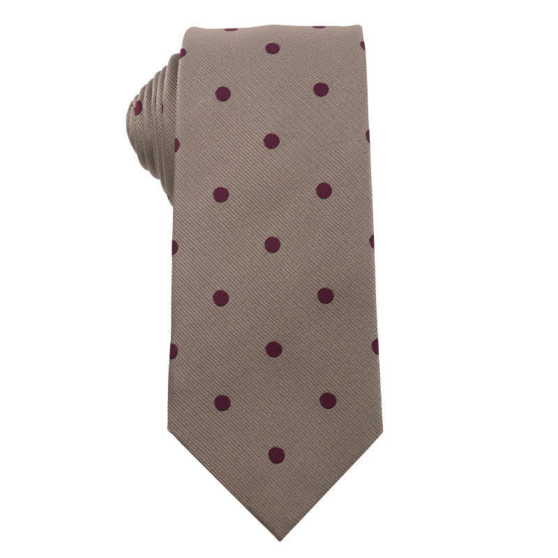 Men's British Khaki Champagne Series Necktie - Image 10