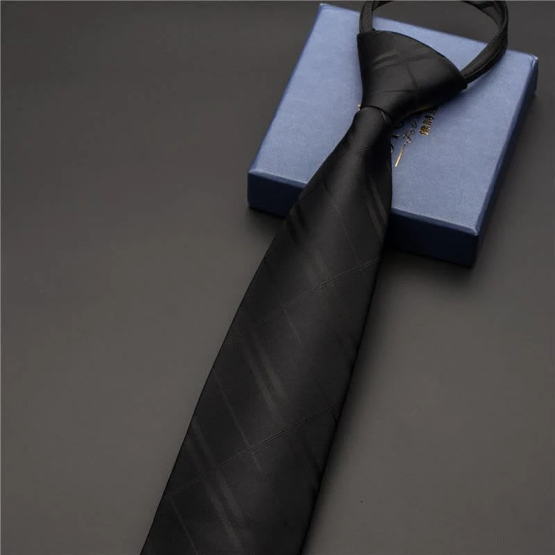Men's Business Zipper Tie Novelty Necktie - Image 9