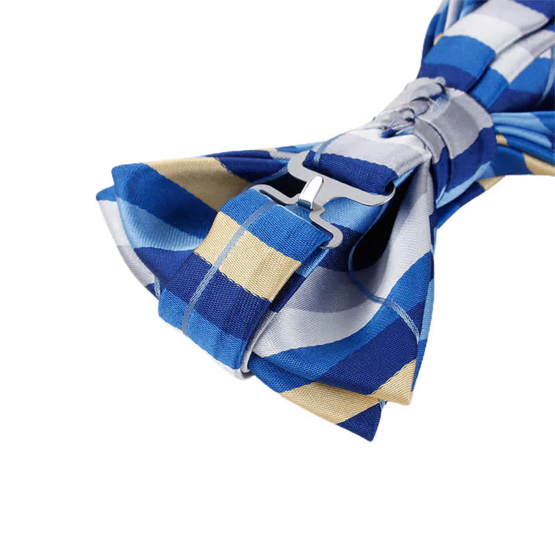 Men's Captivating Bright Striped Bow Tie - Image 7