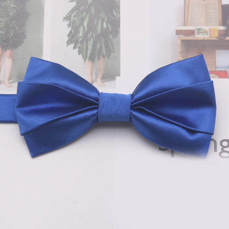 Men's Casual Simple Classic Solid Color Bow Tie - Image 4