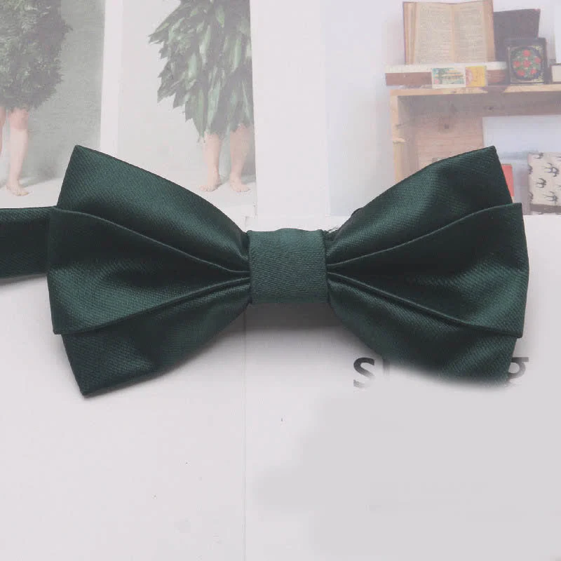 Men's Casual Simple Classic Solid Color Bow Tie - Image 8