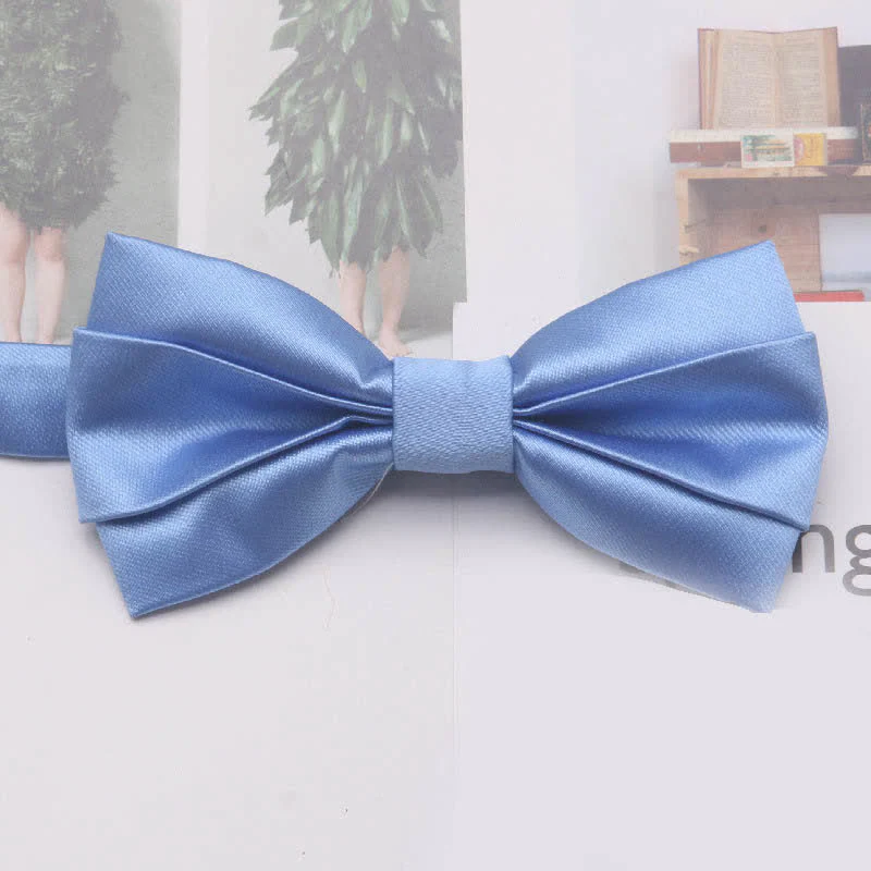 Men's Casual Simple Classic Solid Color Bow Tie - Image 9