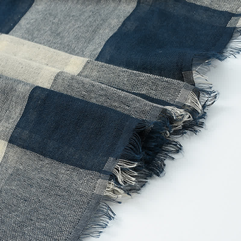 Men's Causal British Style Plaid Scarf - Image 8