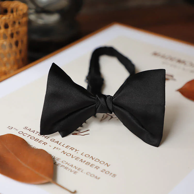 Men's Century Retro Double Layers Bow Tie - Image 5