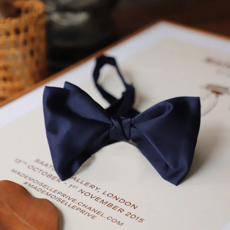 Men's Century Retro Double Layers Bow Tie - Image 7