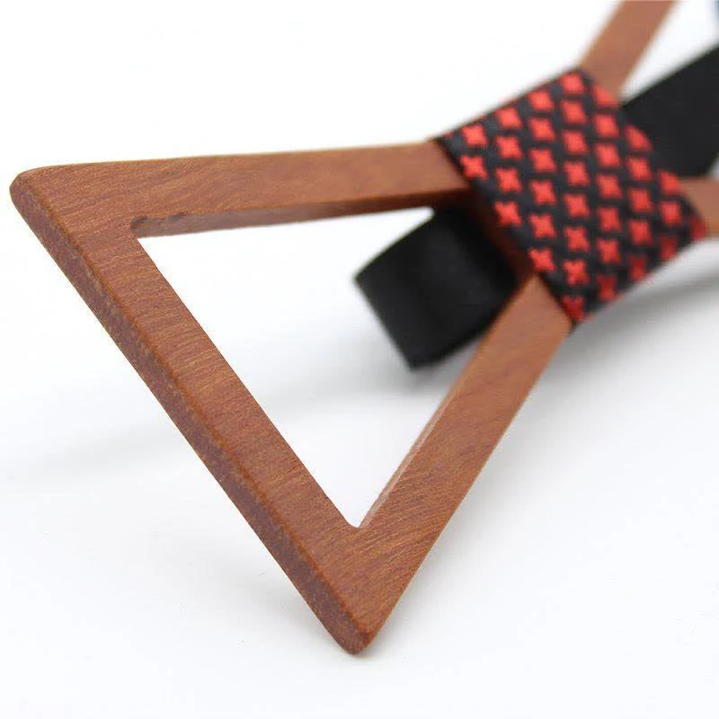 Men's Classic Framed Wooden Bow Tie - Image 3