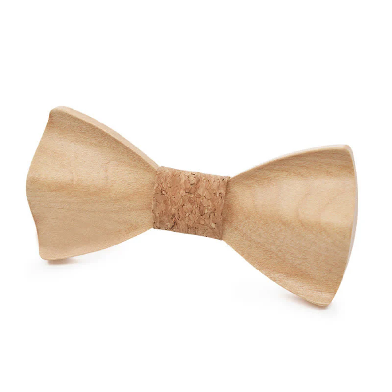 Men's Classic Maple Wooden Bow Tie - Image 18