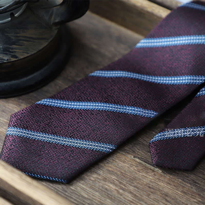 Men's Classic Pin-Striped Formal Necktie - Image 10