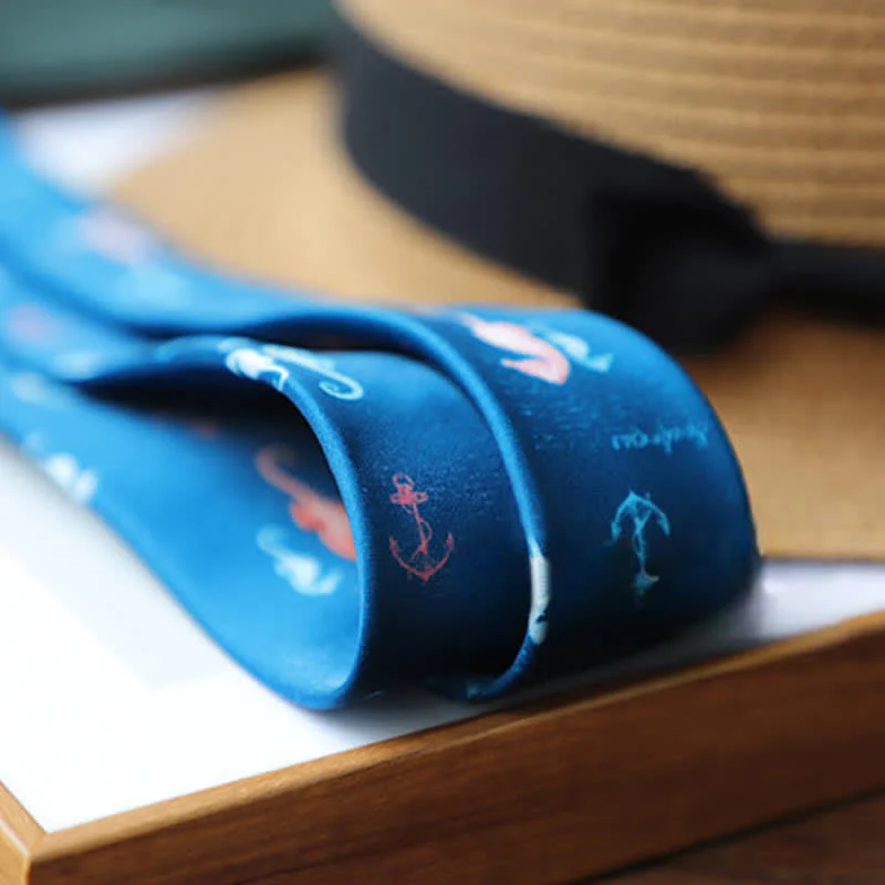 Men's Colourful Prehistoric Creatures Necktie - Image 5