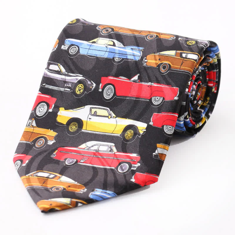 Men's Creative Cartoon Motif Country Necktie - Image 5
