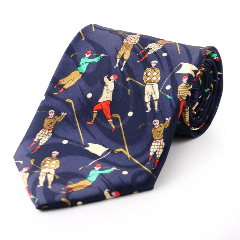 Men's Creative Cartoon Motif Country Necktie - Image 8