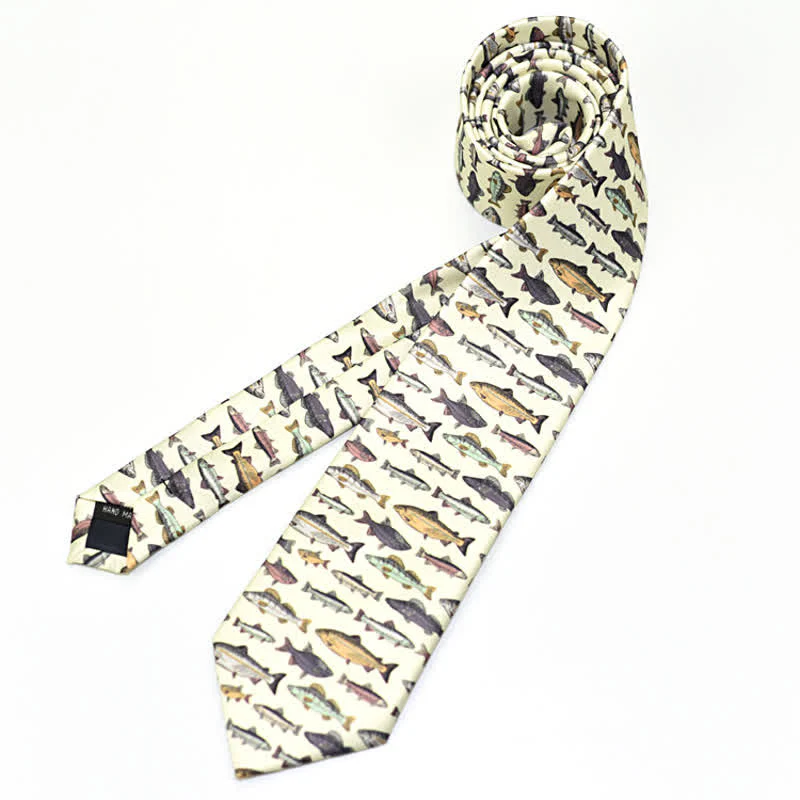 Men's Creative Funny Printed Necktie - Image 14
