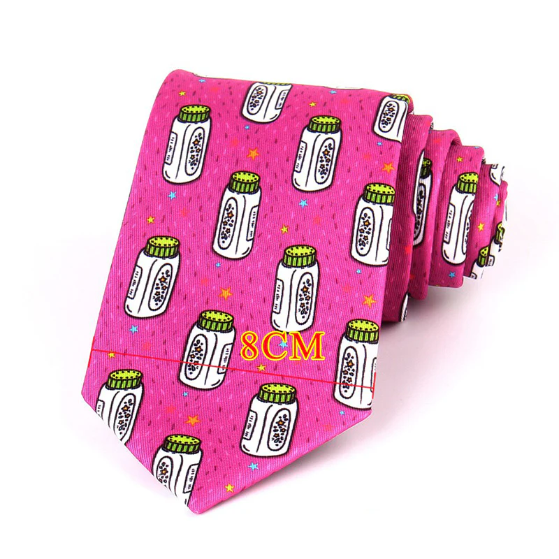 Men's Creative Funny Printed Necktie - Image 5