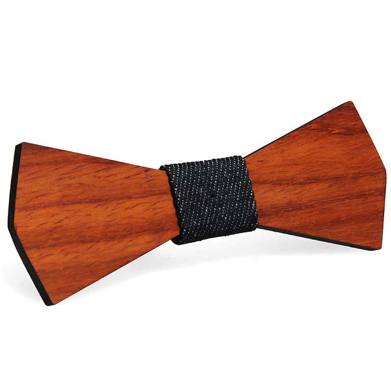 Men's Creative Funny Wooden Bow Tie - Image 13