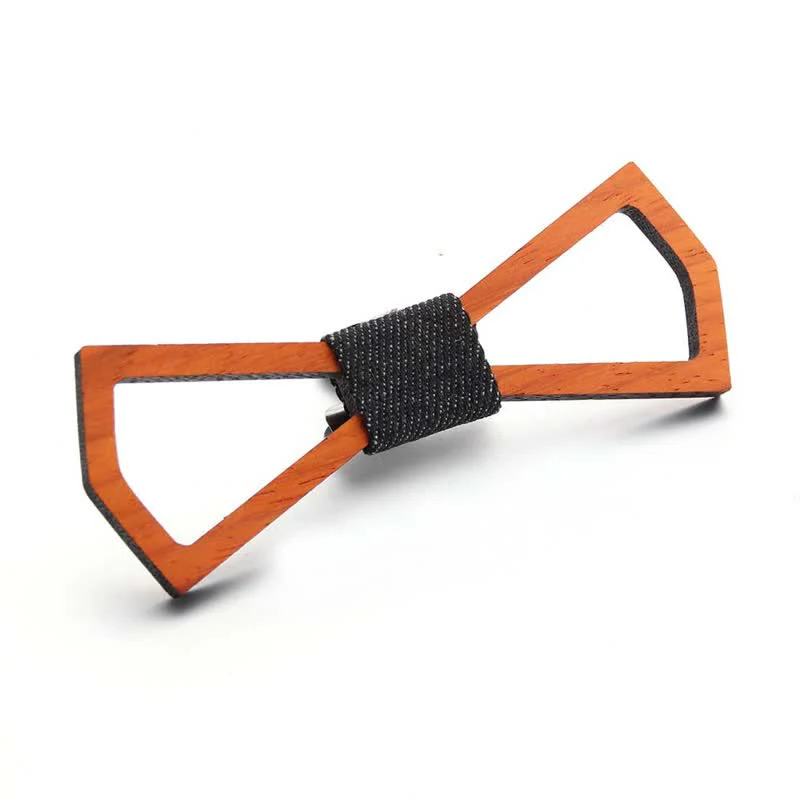 Men's Creative Funny Wooden Bow Tie - Image 16