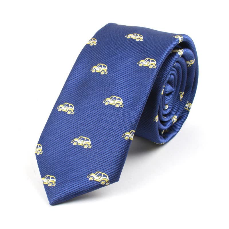 Men's Cute Cartoon Motifs Necktie - Image 22