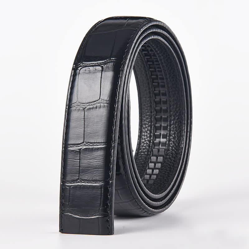 Men's DIY Eagle Flag Automatic Buckle Leather Belt - Image 3