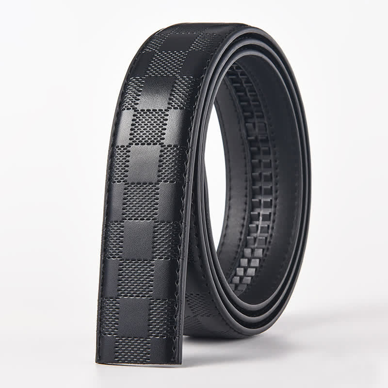 Men's DIY Tiger Head Automatic Buckle Leather Belt - Image 10