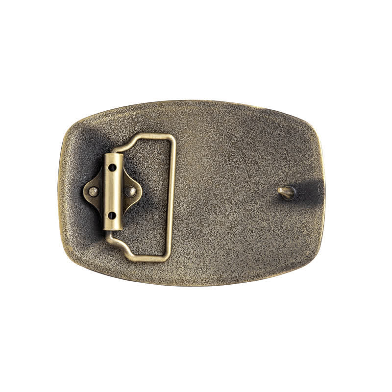 Men's DIY Eagle America's Freedom Buckle Leather Belt - Image 5