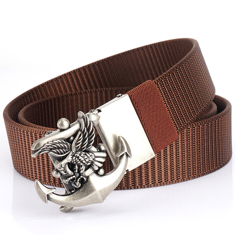 Men's Eagle Anchor Nylon Belt - Image 22