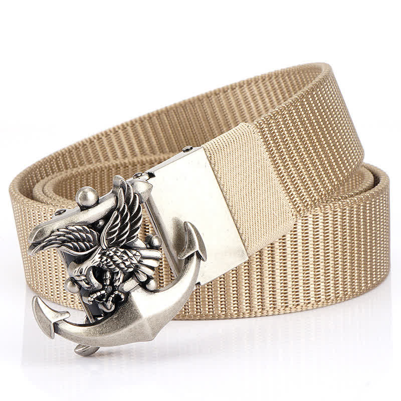 Men's Eagle Anchor Nylon Belt - Image 23