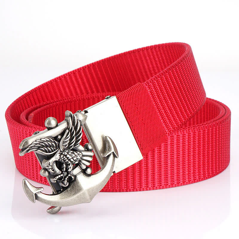 Men's Eagle Anchor Nylon Belt - Image 24