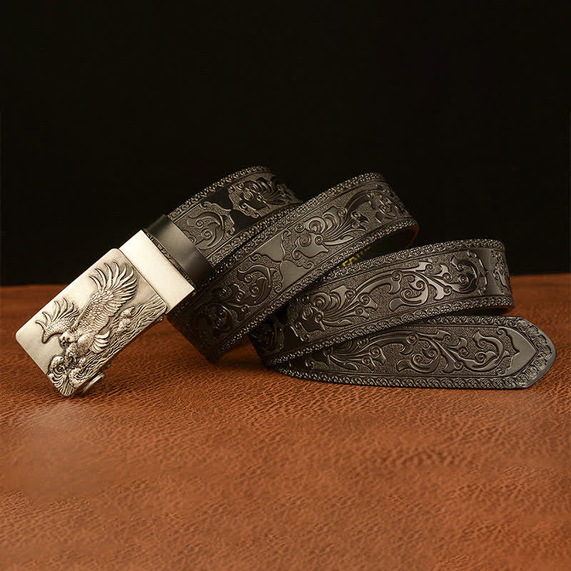 Men's Eagle Expanded Its Wings Leather Belt - Image 20