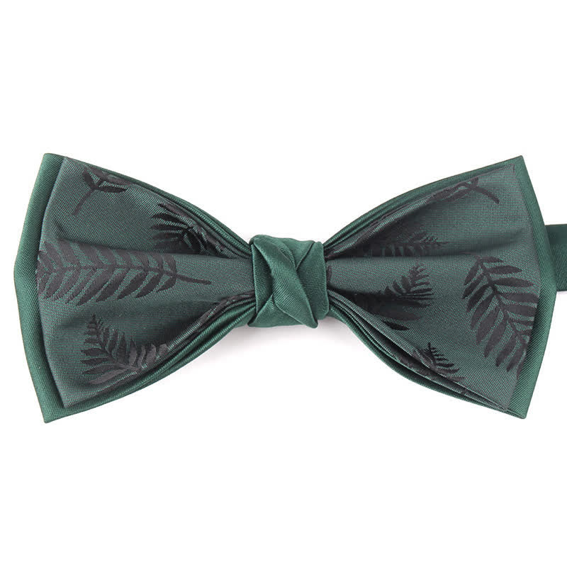 Men's Elegant Floral Botanical Bow Tie - Image 13