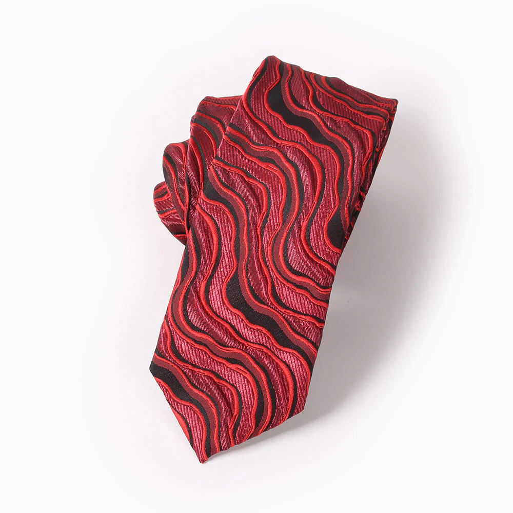 Men's Elegant Printed Formal Necktie Bow Tie Pocket Square - Image 9