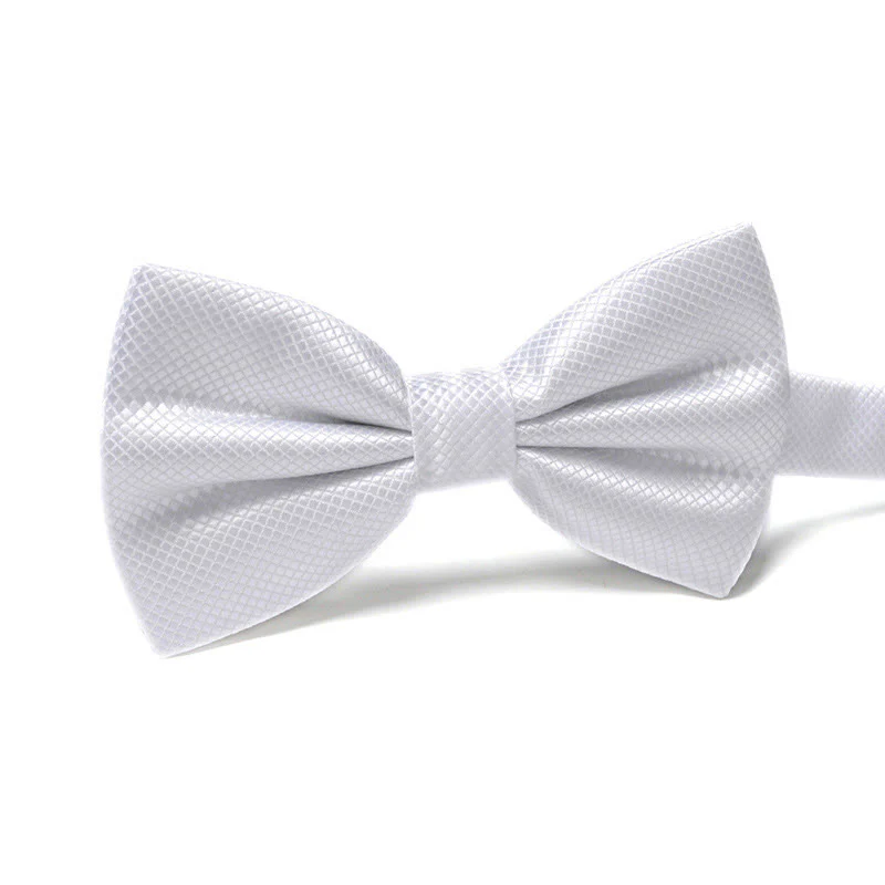 Men's Elegant Refined Sophisticated Stylish Dual-pattern Accented Formal Bow Tie - Image 34