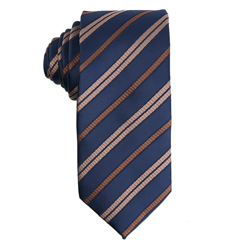 Men's Elegant Striped Series Necktie - Image 3
