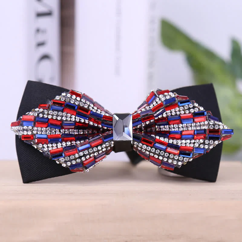 Men's Exquisite Crystal Rhinestone Bow Tie - Image 13