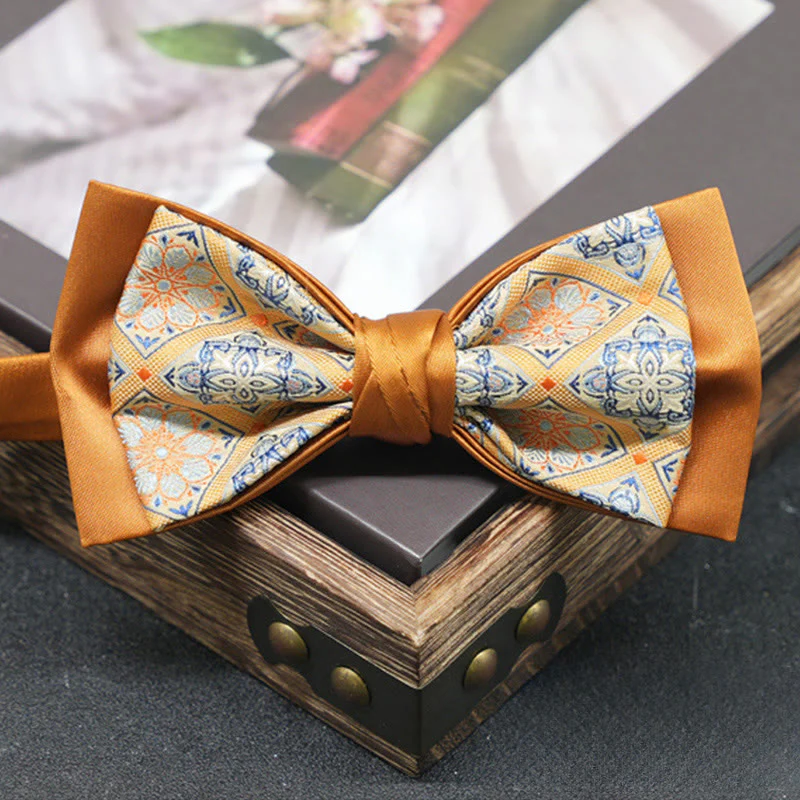 Men's Exquisite Refined Versatile Multi-pattern Upscale Formal Bow Tie - Image 3