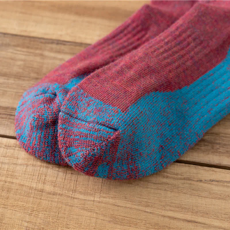 Men's Fancy Abstract Pattern Warm Crew Socks - Image 14