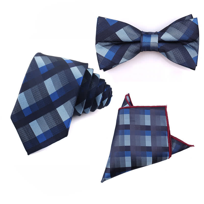 Men's Fashion Casual Modern Checked Narrow Necktie - Image 20