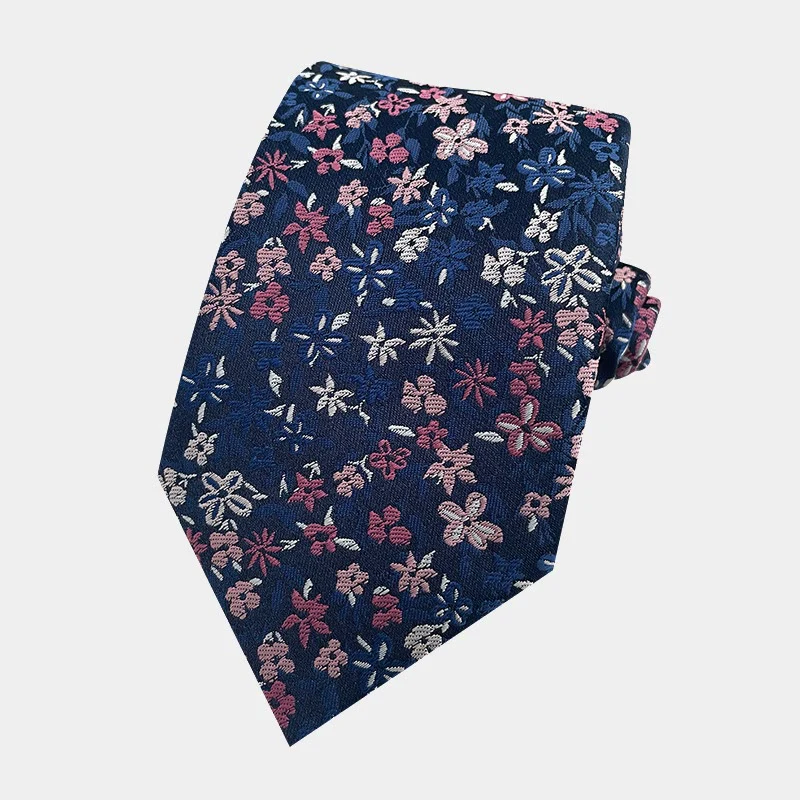 Men's Floral Flowers Spring Polyester Necktie - Image 10