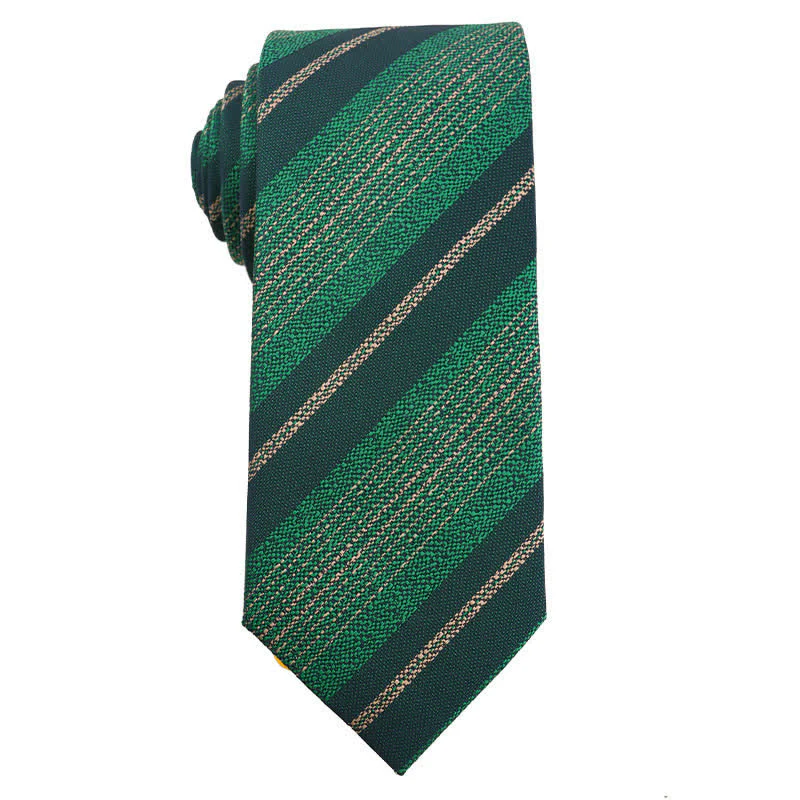 Men's Fresh Green & Yellow Series Necktie - Image 5