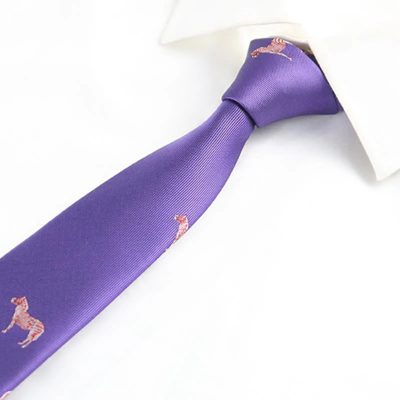 Men's Fun Animal Motifs Necktie - Image 11