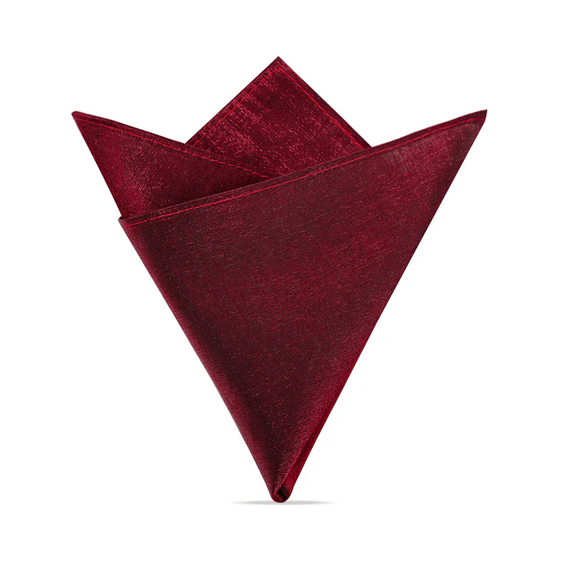 Men's Gentleman Solid Color Pocket Square For Suit