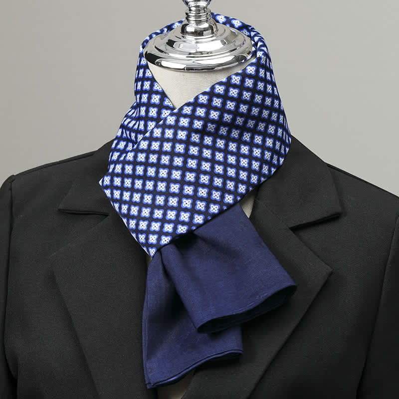 Men's Geometric Pattern Elegant Business Long Scarf - Image 8