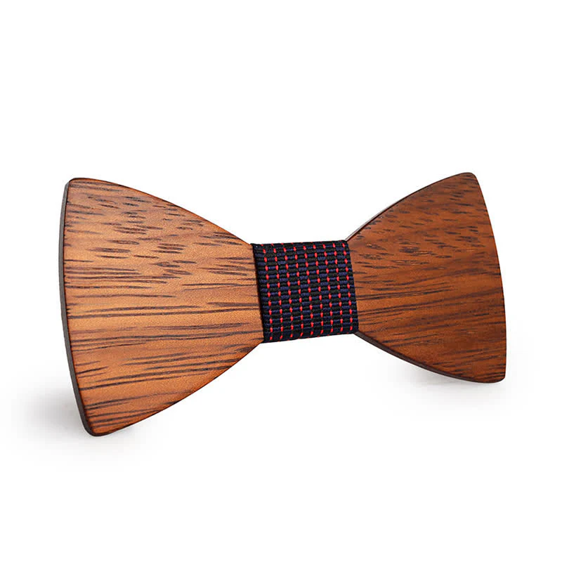 Men's Handmade Bamboo Wooden Bow Tie - Image 14