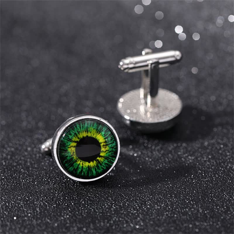 Men's Horrible Devil Eyeball Cufflinks - Image 22