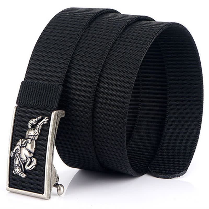 Men's Horseback Riding Nylon Belt - Image 4