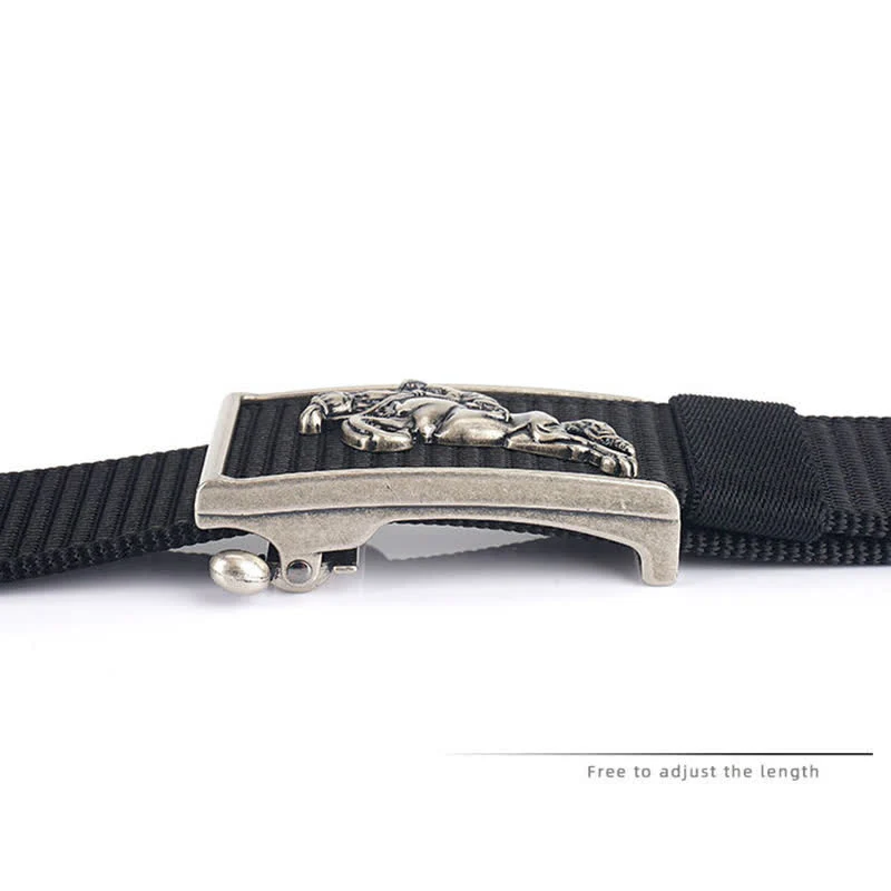 Men's Horseback Riding Nylon Belt - Image 5