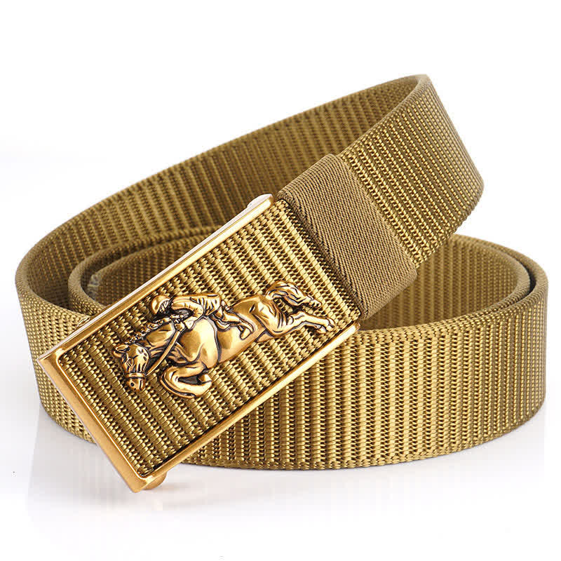 Men's Horseback Riding Nylon Belt - Image 9