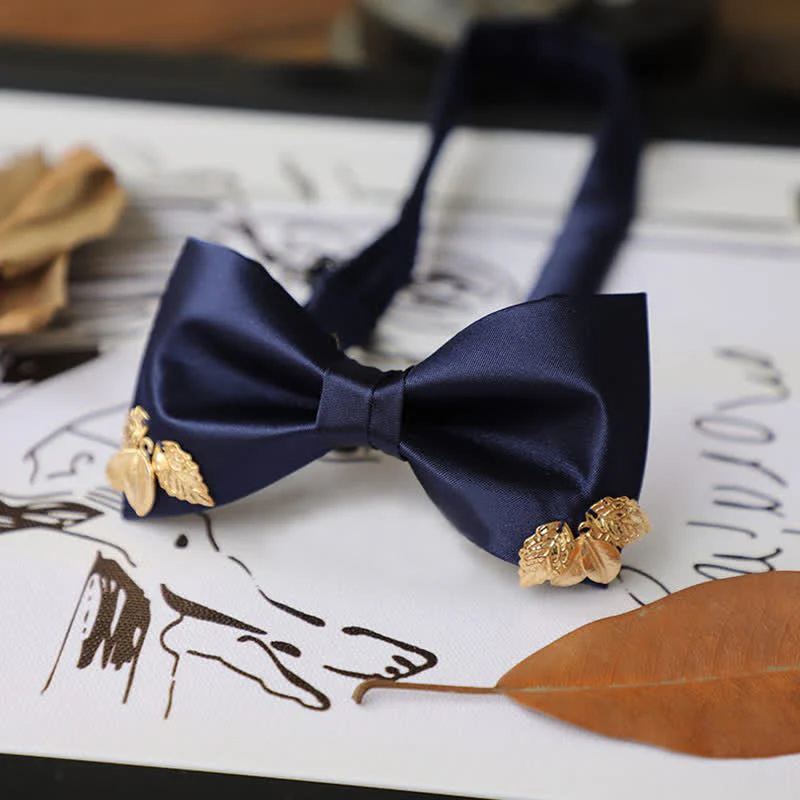 Men's Leaves Garden Wedding Bow Tie - Image 14