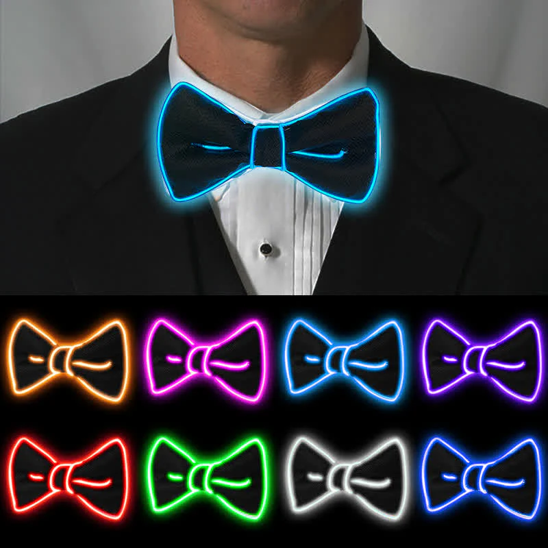 Men's LED Luminous Glowing Bow Tie - Image 2
