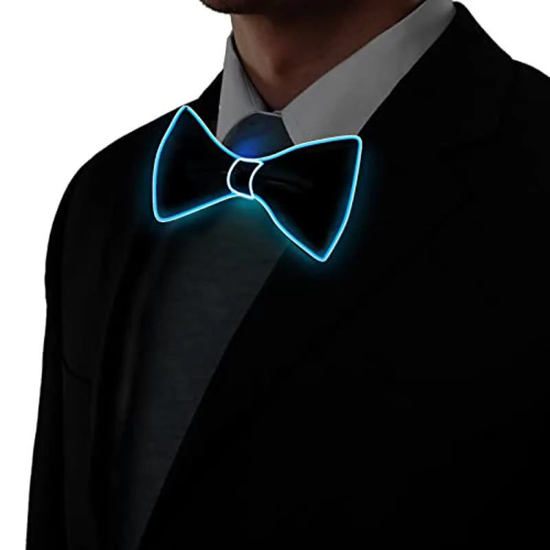 Men's LED Luminous Glowing Bow Tie - Image 4