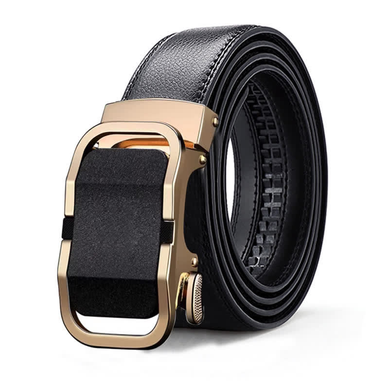 Men's Luxury Embossed Automatic Buckle Leather Belt - Image 18
