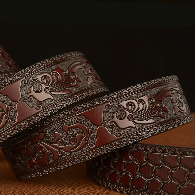 Men's Majesty Soaring Tercel Leather Belt - Image 7
